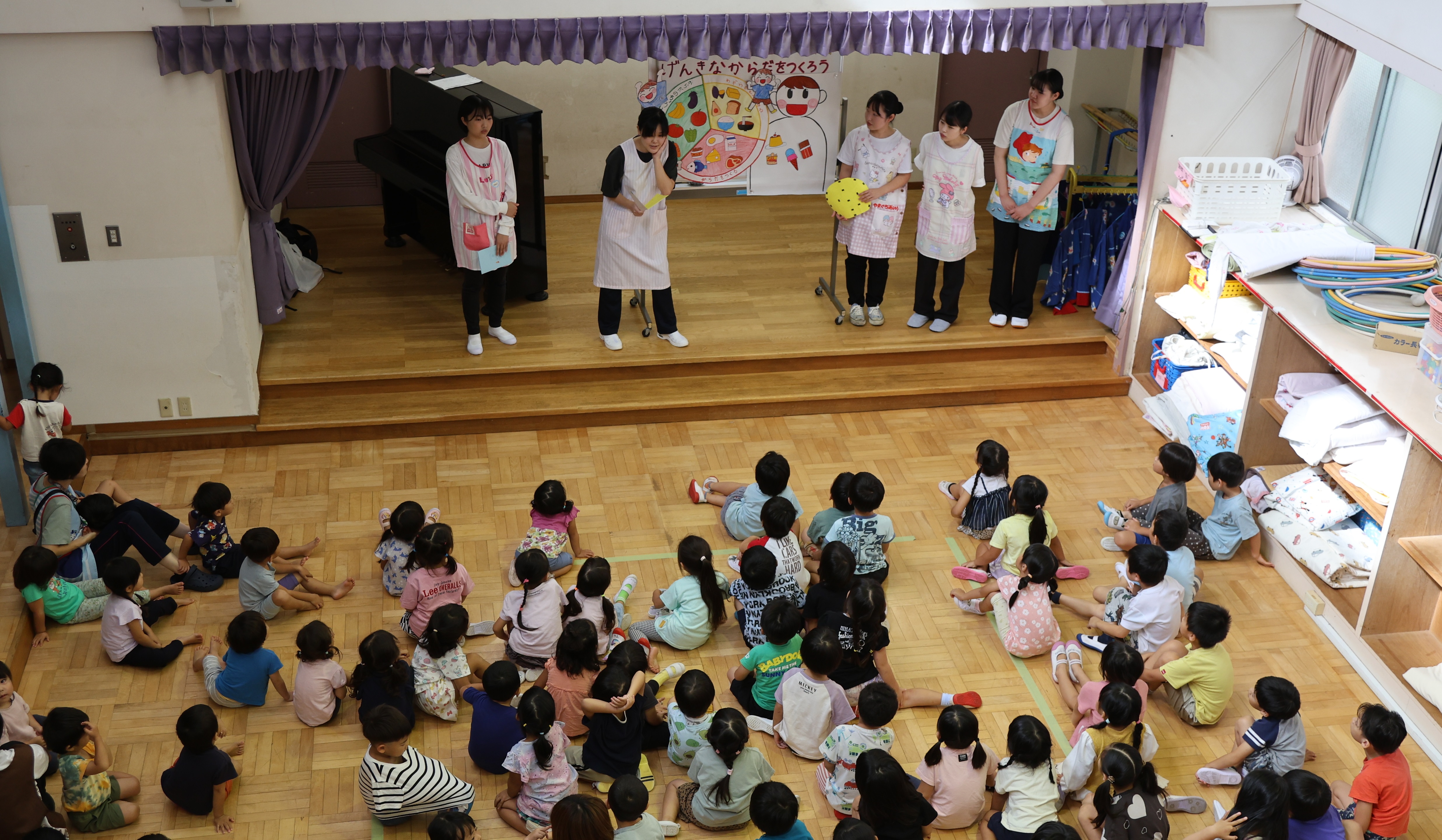 看護学部4年生が保育園で健康教育を実施しました！