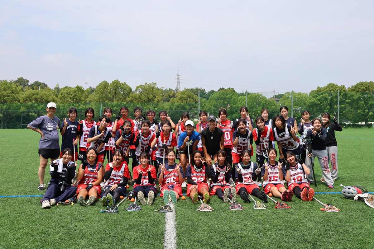 日本初プロラクロスプレイヤー山田幸代氏の女子ラクロス体験会が開催されました！