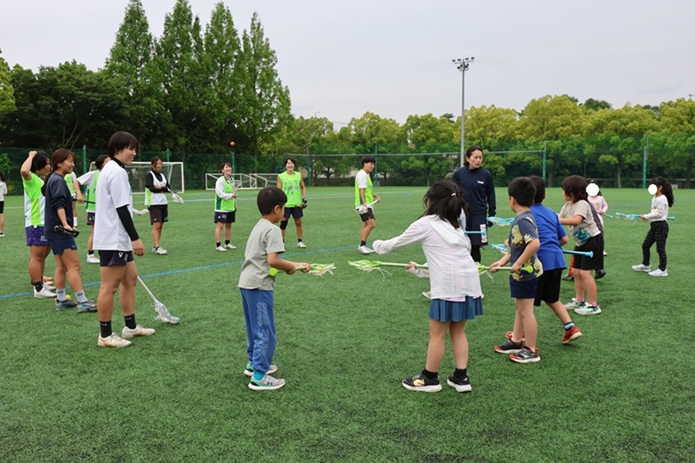「小学生ラクロス体験教室」が開催されました!