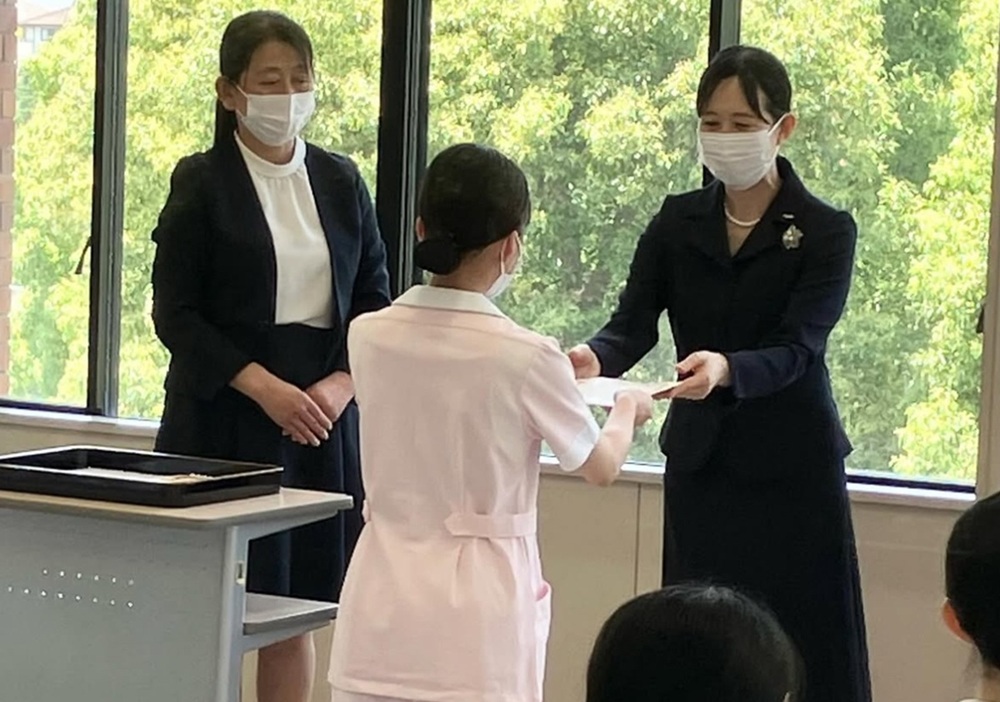 看護学部3年生 「宣誓式」を行いました!