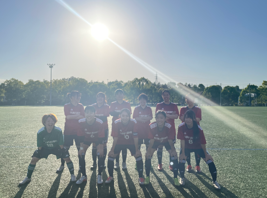 女子サッカー部が初めての公式戦に臨みました!